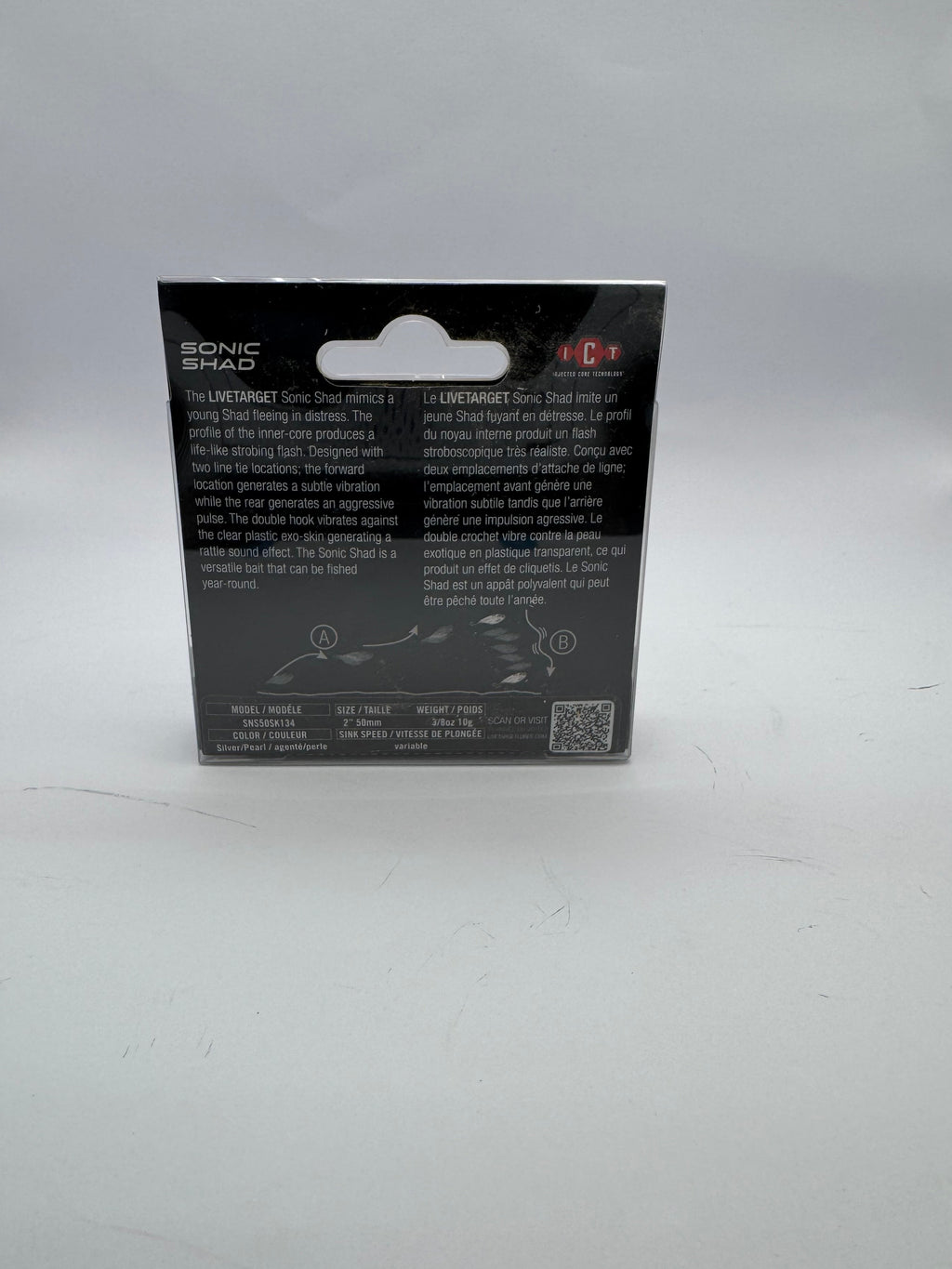 LIVE TARGET 3/8 OZ SONIC SHAD