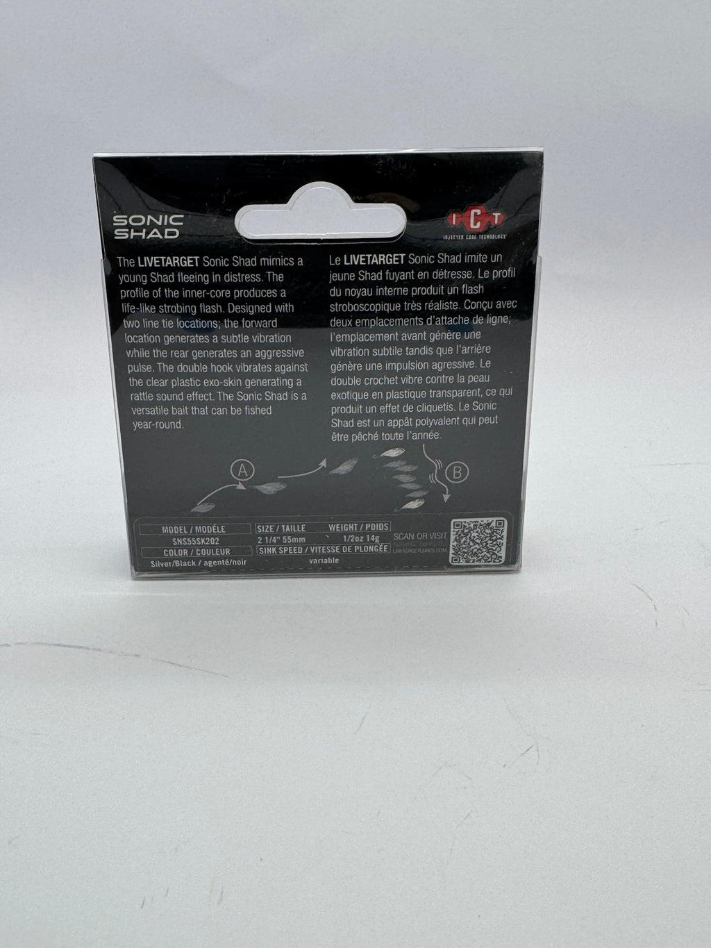 LIVE TARGET 1/2 OZ SONIC SHAD