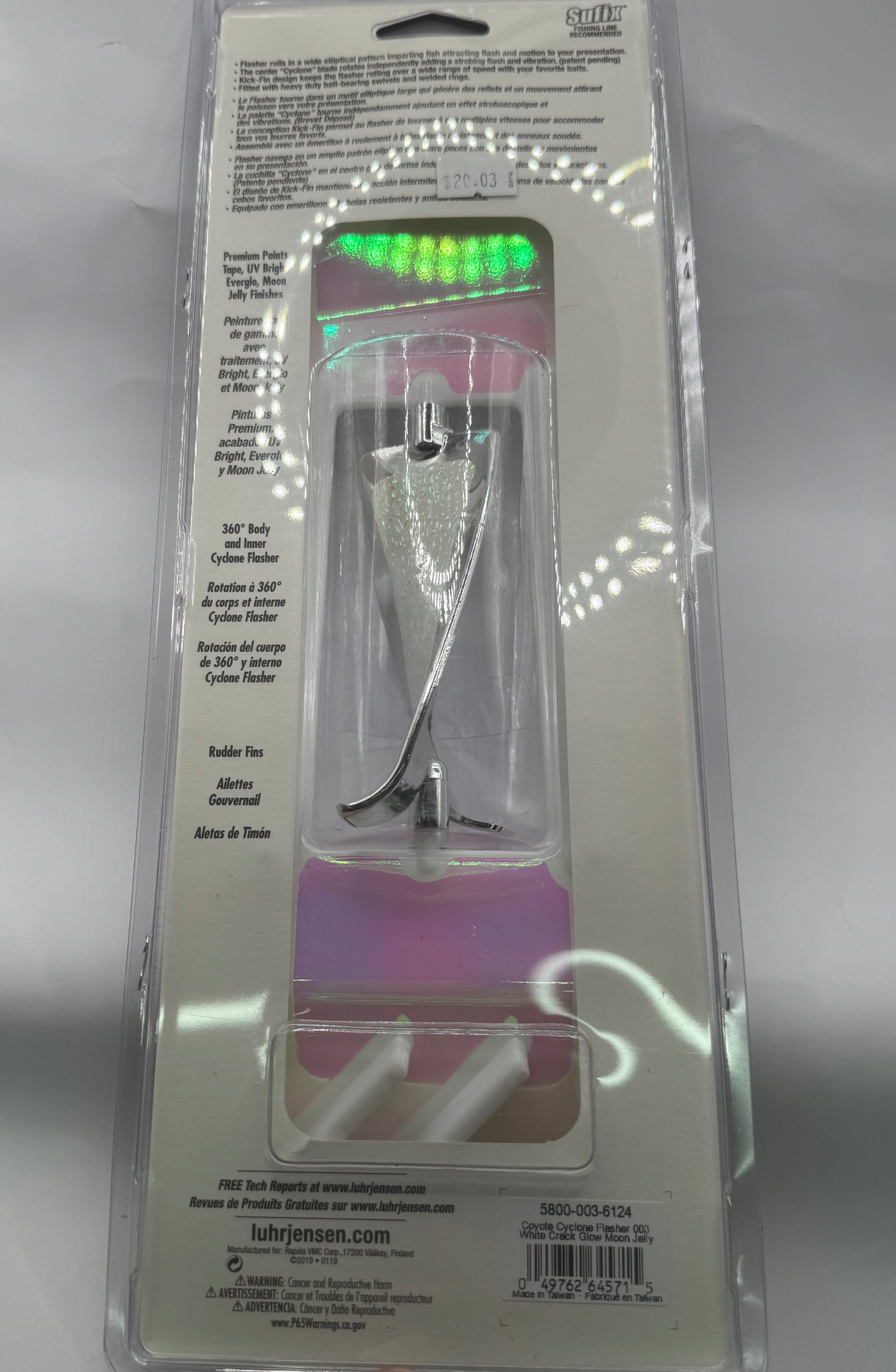 COYOTE CYCLONE FLASHER 11”