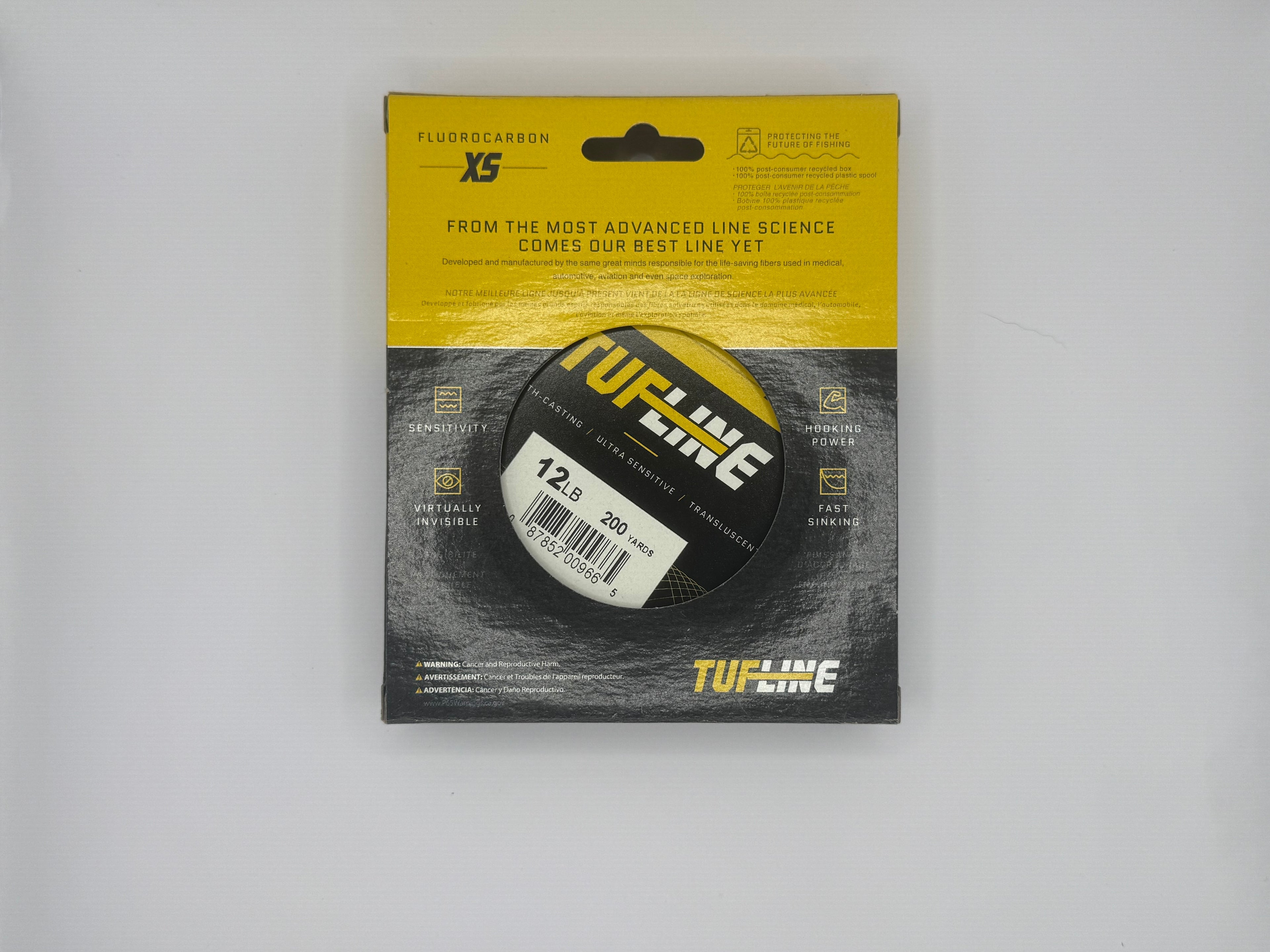 Tuf-Line XS Smooth Casting Flurocarbon 12LB 200 yd