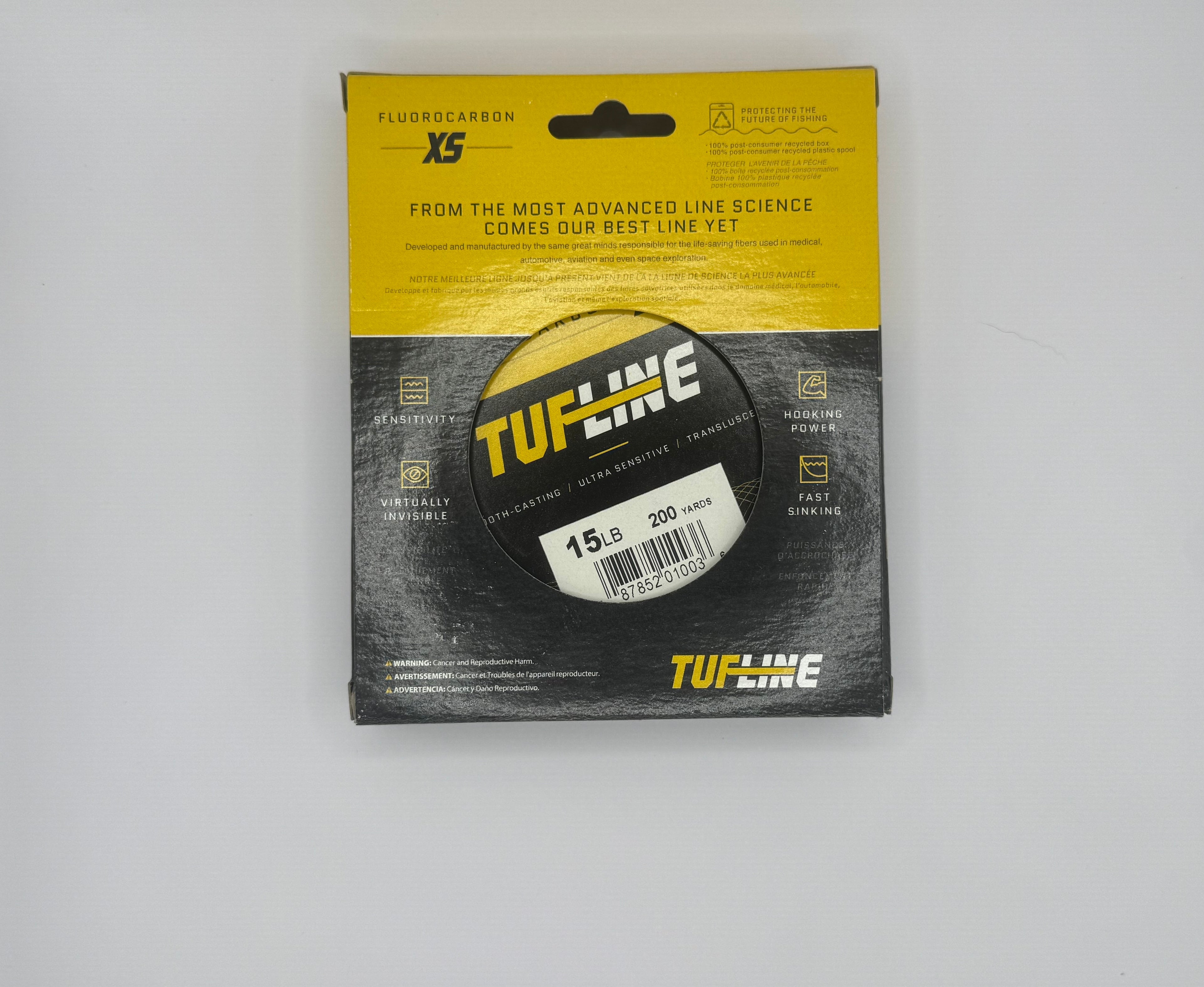 Tuf-Line XS Smooth Casting flurocarbon 15LB 200yd
